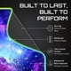 thumbnail image 4 of Tapete para mouse gamer Gerlos RGB extendido con LED para escritorio 80 x 30 cm, 4 of 8