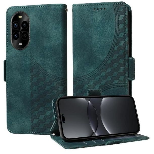 Carcasa FOXDOCK Huawei Nova 13 Pro de cuero PU, diseño acolchado clásico, protección contra caídas y rayones
