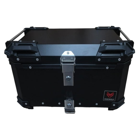 Baúl Top Case para motocicleta 50L Negro RIDEWOLF 0712-50