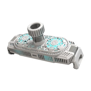 Magideal - Radiador De Teléfono Móvil Radiador De Teléfono Celular Con Soporte Enfriador De Teléfono Retráctil De Enfriamiento Rápido Para Teléfonos Inteligentes Blanco