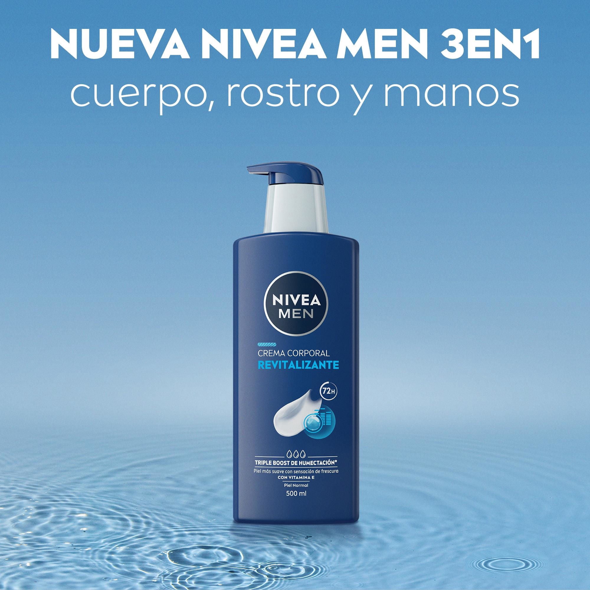 Crema Corporal Revitalizante Masculina 3en1 500 ml Nivea