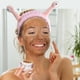 thumbnail image 5 of 2 Piezas Diadema de Spa, Linda Diadema de Caracol Suave Lana de Carbón Lavado Rostro Diademas Elásticas Maquillaje Diadema con Antena de Caracol Ojos para mujeres Niñas, 5 of 7