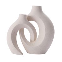 Bothyi - 2 Piezas Florero De Cerámica Arreglos Florales Maceta Para Regalo