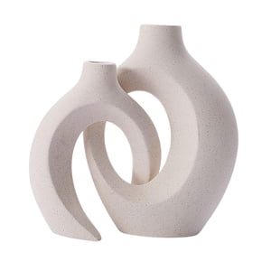 Bothyi - 2 Piezas Florero De Cerámica Arreglos Florales Maceta Para Regalo