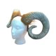 thumbnail image 4 of Diadema HMS Superlite RAM Horns color canela pintada a mano, 4 of 4