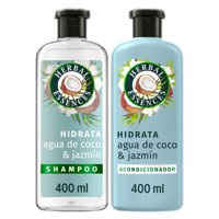 Pack Agua De Coco & Jazmín Shampoo + Acondicionador 400 Ml C/U 1 Un. 1 Un Herbal Essences