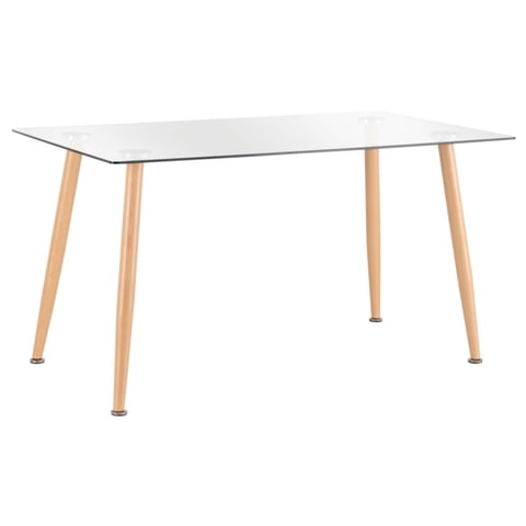 Oh! Mi Hogar ® - Mesa Eames Vidrio Rectangular 130X80Cm