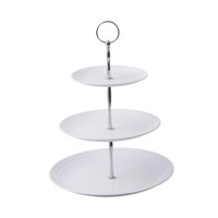 Bothyi - Soporte Para Postres, Bandeja Para Aperitivos Y Galletas De 3 Niveles Para Fiestas De Cumpleaños, Celebración, Pilar Argent