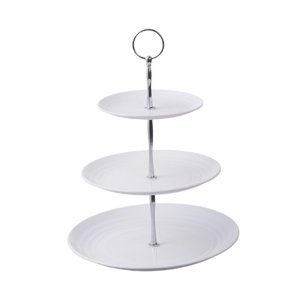 Bothyi - Soporte Para Postres, Bandeja Para Aperitivos Y Galletas De 3 Niveles Para Fiestas De Cumpleaños, Celebración, Pilar Argent