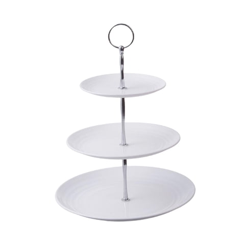 Bothyi - Soporte Para Postres, Bandeja Para Aperitivos Y Galletas De 3 Niveles Para Fiestas De Cumpleaños, Celebración, Pilar Argent