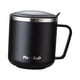 thumbnail image 2 of Tazas De Café De Acero Inoxidable 304, Taza Para Beber Sellada, Taza De Agua De 400ml Para El Hogar, Color Negro, 2 of 5