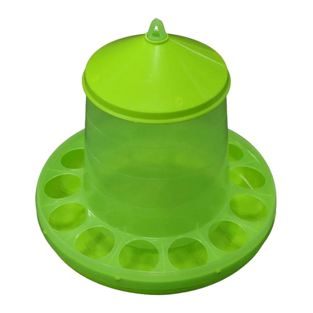 Alimentador automático de aves de corral, herramientas agrícolas, contenedor de alimentación de riego, suministros de cría, Cubo de alimentación, alim 28x24cm Sin soporte