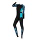 thumbnail image 1 of Traje De Neopreno De Cuerpo Entero Una Pieza Protección Solar Mujer Natación Azul Estampado XXL, 1 of 5