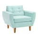 thumbnail image 2 of Sofa Bote 1c Felpa 01 Verde Agua, 2 of 6