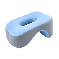 Magideal - Almohada Para Descansar La Siesta En La Oficina, Almohada Para Dormir Boca Abajo, Almohada Para Escritorio, Almohada De Espuma Viscoelástica, Almohada Azul