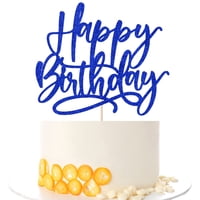 Kaoenla - Decoración De Cumpleaños Azul Kaonela Para Tartas