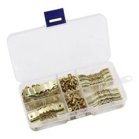 Bothyi - 100 Piezas De Marco De Imagen De Diente De Sierra, Perchas Para Colgar, Tornillo En Doble Orificio