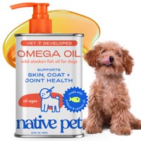 Suplemento De Aceite De Pescado Omega 3 Native Pet Para Perros Y Gatos, 960 Ml