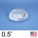 thumbnail image 2 of Topes adhesivos para puertas de gabinete GorillaGrit, 50 piezas, transparentes, 12,7 mm, 2 of 8