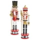 thumbnail image 1 of 2 Uds., Figuritas De Soldado Cascanueces De 30cm, Adorno Navide?o Para Estantería, Estilo D, 1 of 5