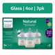 thumbnail image 1 of Philips Avent SCY910/03 Mamaderas de Vidrio Natural Response 120 ml, Flujo 2, Pack 3, 1 of 3