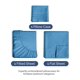 thumbnail image 2 of Juego de sábanas CGK Unlimited, talla doble, azul vaquero, 2 of 8