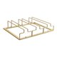 thumbnail image 4 of Organizador De Copas De Vino De Metal 3 Filas Stemware Rack Para Bar Hutch Counter, 4 of 5