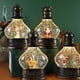 thumbnail image 2 of Bolas de nieve navideñas con forma de farol, bola de nieve cilíndrica con purpurina, bolas de nieve navideñas de bronce, linterna con decoración de muñeco de nieve y árbol de Navidad., 2 of 5
