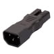thumbnail image 1 of Convertidor Adaptador De Enchufe De Alimentación Hembra IEC 320 C14 Macho A C15, 1 of 5