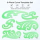 thumbnail image 5 of Regla de Curva TecUnite 13‑31 cm Verde Transparente (Pack de 6), 5 of 7