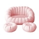 thumbnail image 4 of Puf Con Relleno, Moderno Puf Esquinero Para Dormitorio, Color Rosa, 4 of 5