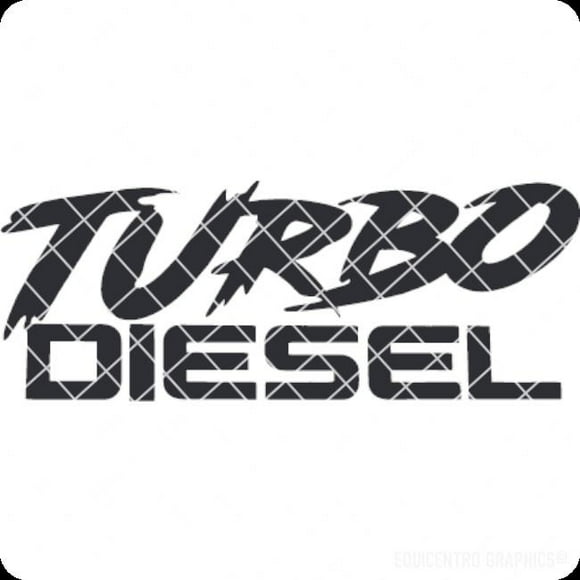 Sticker Turbo Diesel 4x4 Awd Off Road Todo Terreno Camioneta