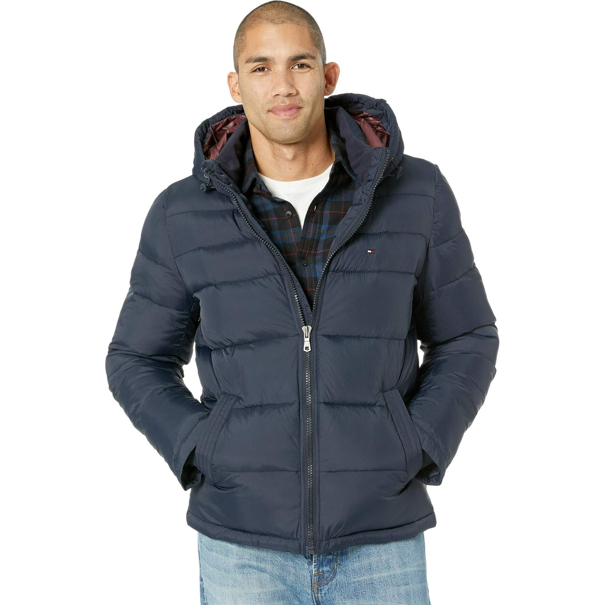 Chaqueta Tommy Hilfiger Classic Con Capucha Acolchada Para Hombre
