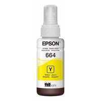 Botella De Tinta Epson T664 Color Amarillo