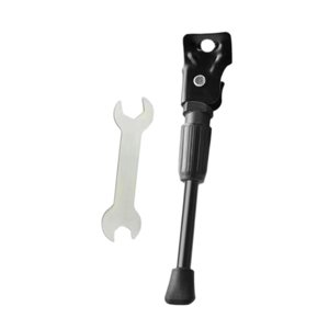 Ioensy - Pata De Cabra Para Bicicleta Infantil, Soporte Lateral Para Bicicleta De Montaña Bmx, Bicicletas De Carretera, 18 Pulgadas, Color Negro