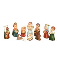 Bothyi - Juego De Figuras De Pesebre, Adornos Navideños Para Oficina, 11 Uds.