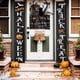 thumbnail image 4 of 2pcs, Happy Halloween Decorative Banner for Front Door, Porch, Yard, and Home Wall - Trick or Treat Welcome Sign for Halloween Party Decorations, 4 of 4