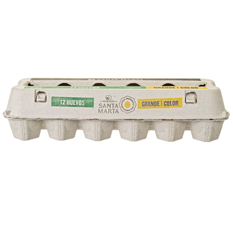 Huevo Grande Color 12 Un 12 Un Santa Marta