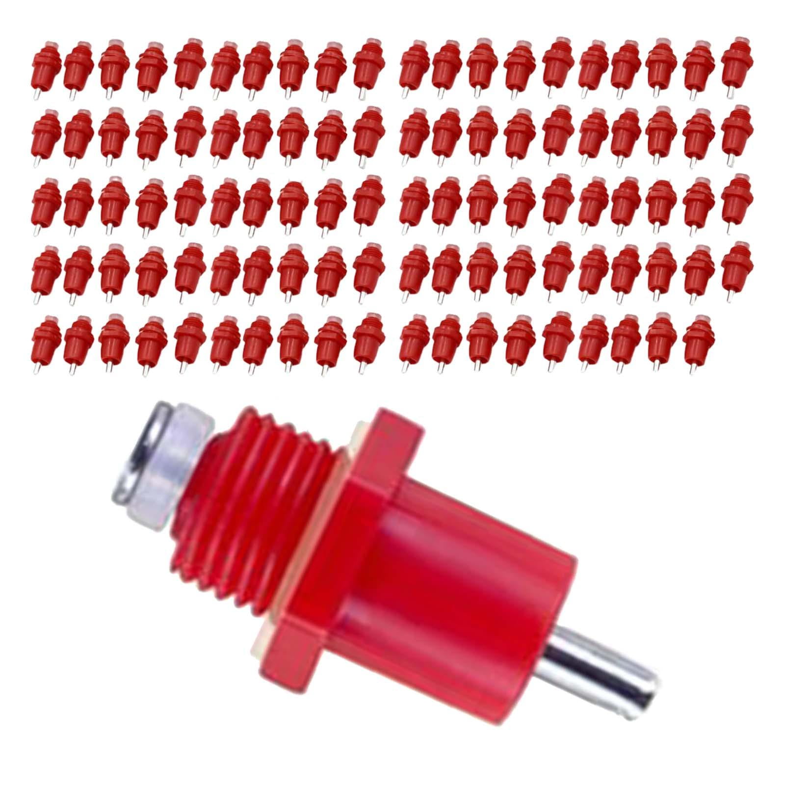 Bebedero Automático Para Aves De Corral, 100 Uds., Alimentador Duradero Con Rosca Para Pezón De Pollo