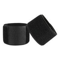 Ioensy - 2 Piezas De Espinilleras De Fútbol, Correas Deportivas, Mallas De Fútbol, Espinilleras, Correas Fijas, Color Negro