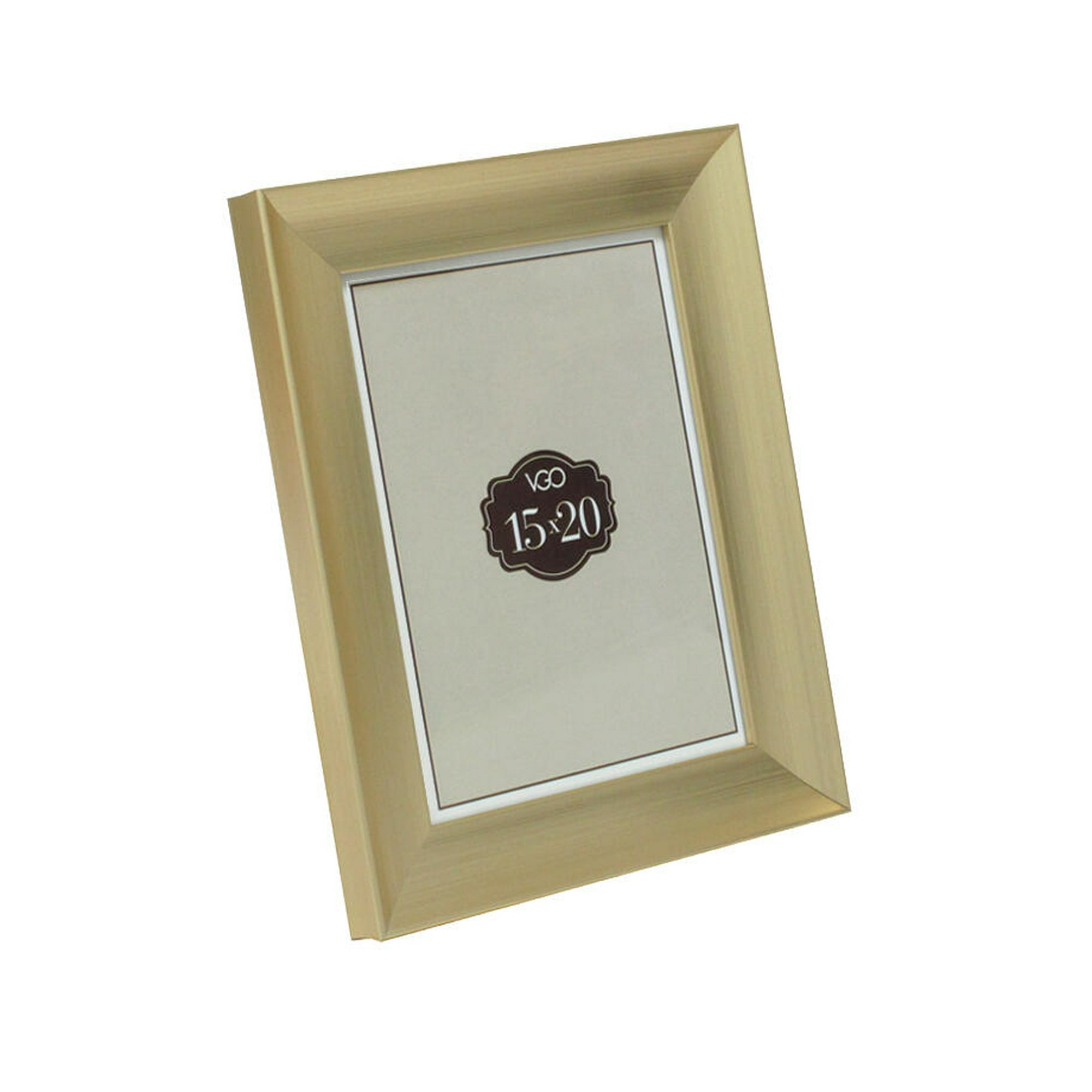 Vgo - Marco Plástico Ancho Bombe Negro 13x18