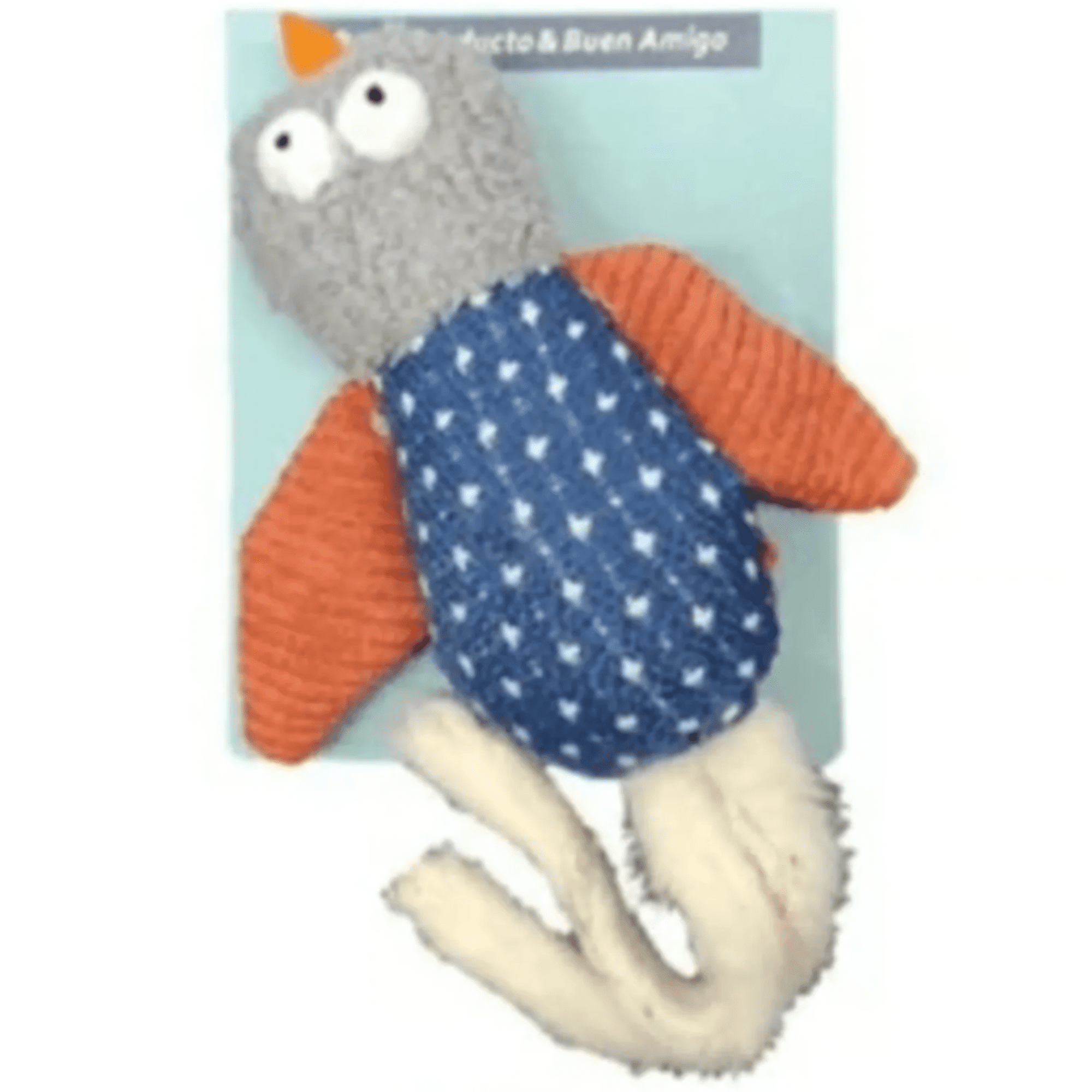 Juguete Peluche Forma Pajaro Para Gatos Mascota