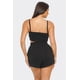 thumbnail image 5 of Conjunto de Top Corto con Lazo Grande en la Parte Delantera, Tirantes Ajustables y Lazo Retorcido, y Shorts con Cintura Elástica Fruncida, Color Negro (para Mujer), 5 of 5