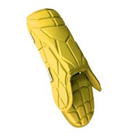 Magideal - Protectores De Piernas De Béisbol Y Softbol Protectores De Pies Para Adultos Protección En Deportes Multifunción Cómodo Protector Ergonómico Ajustable Amarillo