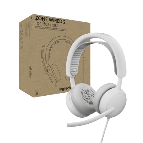 Audífonos Logitech Zone Wired 2 Anc Usb-C Para Microsoft