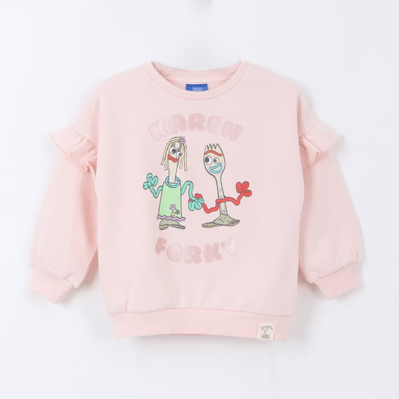Polerón Cerrado Niña Vuelos Forky Toy Story Rosado Disney