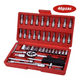 thumbnail image 2 of Set de Herramientas con Dados 46 Piezas, Acero Carbono 1/4″ – Caja Organizadora, Ideal para Mecánica y Hogar, 2 of 5