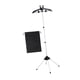 thumbnail image 3 of Perchero para ropa, vaporizador de ropa, percha para ahorrar espacio, plegable, de aleación de aluminio, para viaje, para máquina de planchar colgante negro, 3 of 5