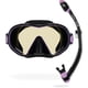 thumbnail image 1 of Kit de esnórquel Cressi F-Dual y Supernova Dry Black/Lilac 380, 1 of 8