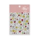 thumbnail image 1 of 1 Sheet Sticker Nail Sticker, Cartoon Cute Rabbit Rainbow Coffee Bear Glue Nail Sticker Nail Decals, 1 of 3